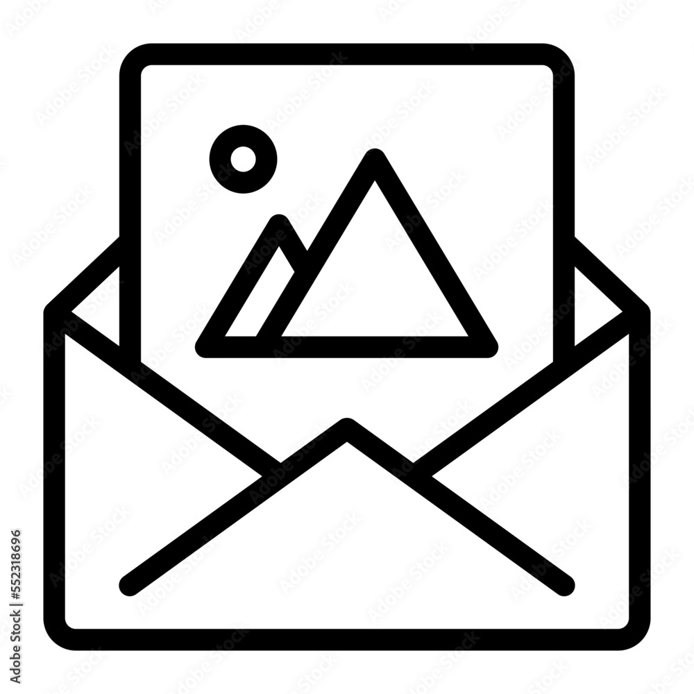 letter line icon letter line icon
