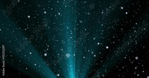 Wallpaper Mural Animation of christmas snow falling and glowing light Torontodigital.ca