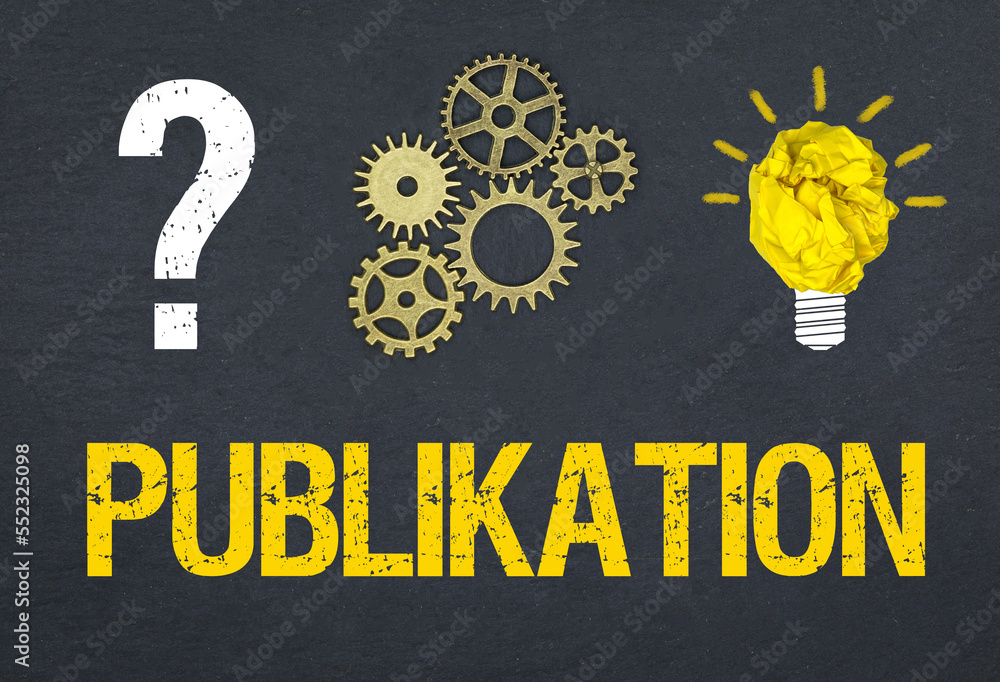 Obraz premium Publikation