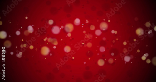 Image of light spots on red background