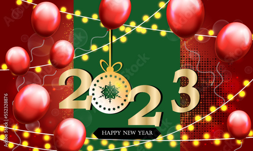 Sale banner layout design template with balloons. Advertising Poster design.Vector illustration.