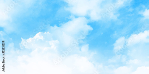 blue sky with cloud