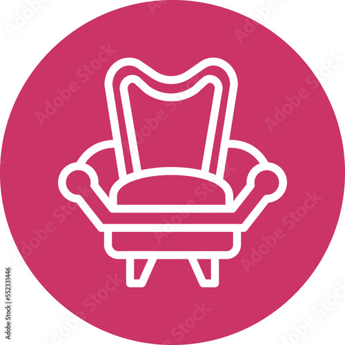 Armchair Icon Style