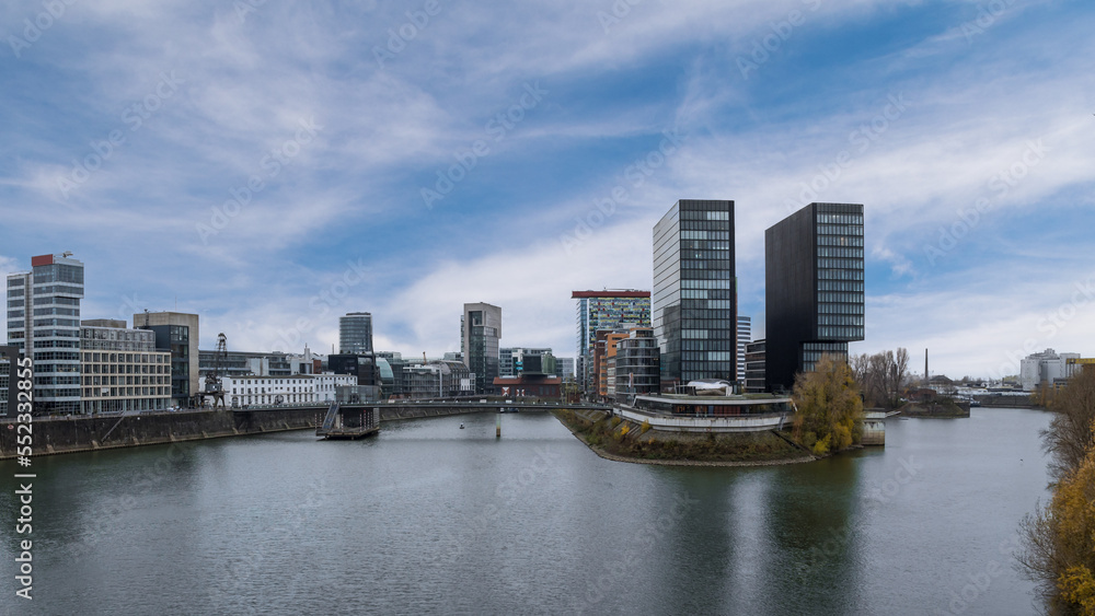 Fototapeta premium Medienhafen Düsseldorf