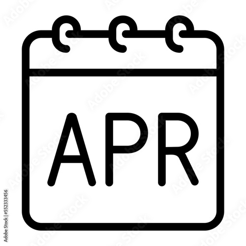 april line icon