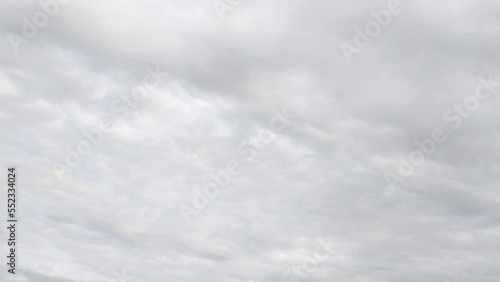 Black sky with white cloud. Dark background before Rainstorm. for wallpaper, backdrop and design.