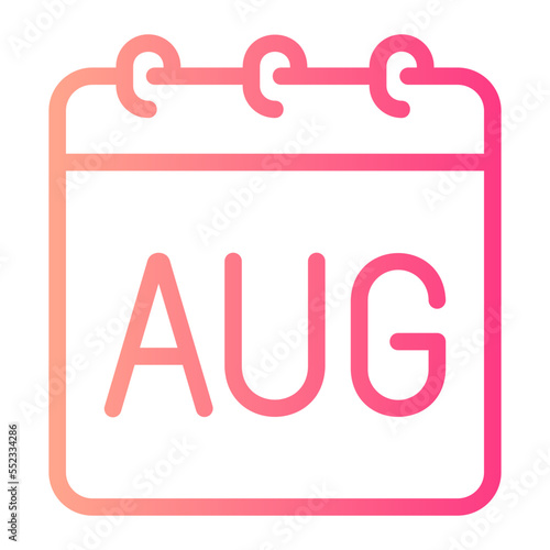 august gradient icon
