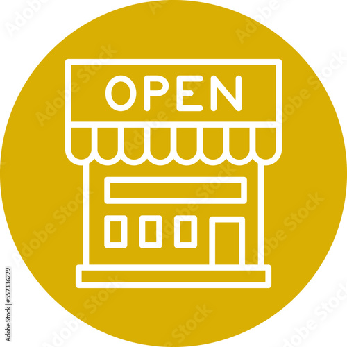 Shop Open Icon Style