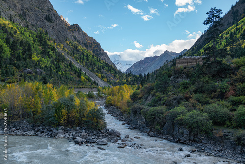 river in the mountains