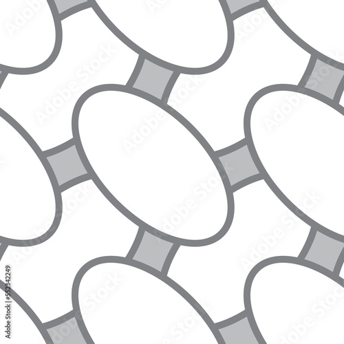 Abstract seamless geometric pattern of ellipses
