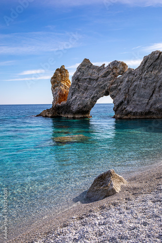 Fototapeta Naklejka Na Ścianę i Meble -  Lalaria beach on Skiathos island, Greece
