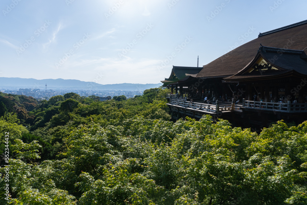 京都・清水寺・新緑