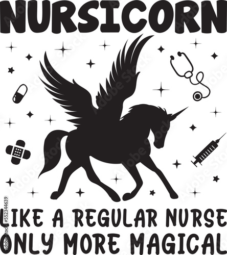 Nursicorn like a regular nurse only more magical, Nurse SVG Design