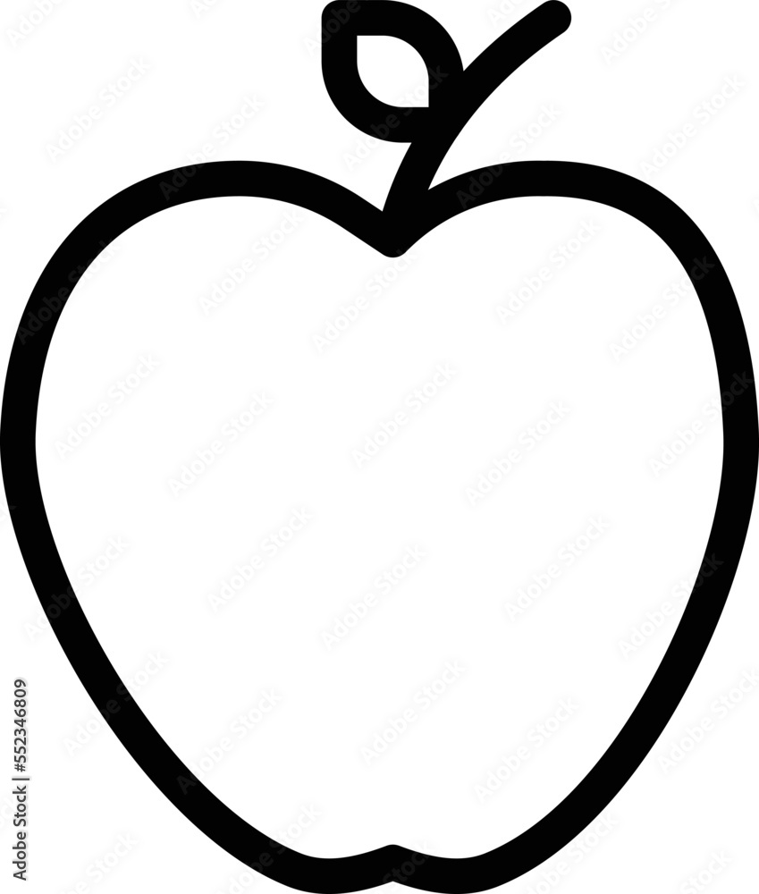 Apple Vector Icon Design Illustration Apple Vector Icon Design Illustration