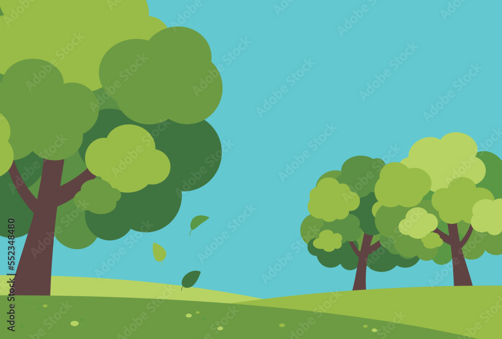 背景イラスト_樹木 背景イラスト_樹木