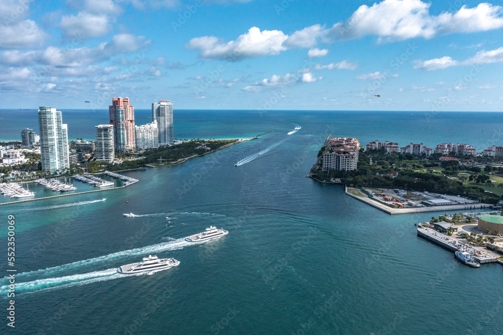 Naklejka premium Beautiful Ocean View of Government Cut