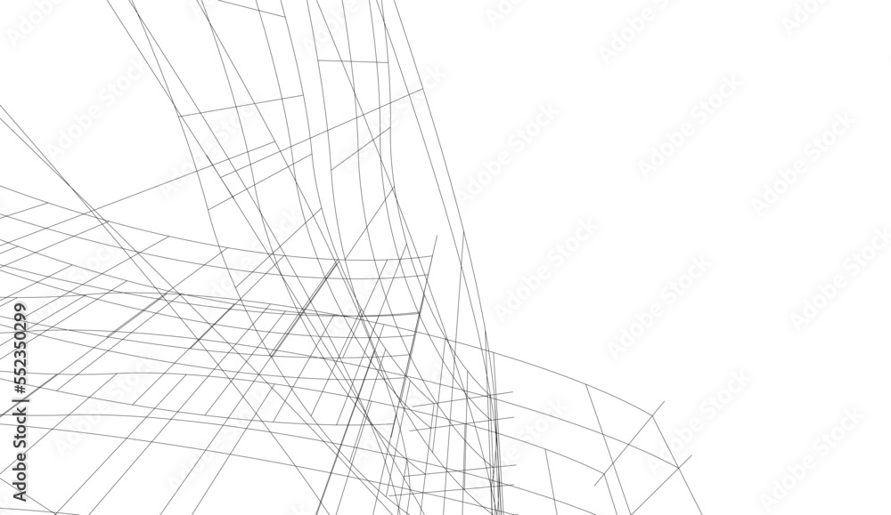 Abstract architecture background 3d illustration Abstract architecture background 3d illustration
