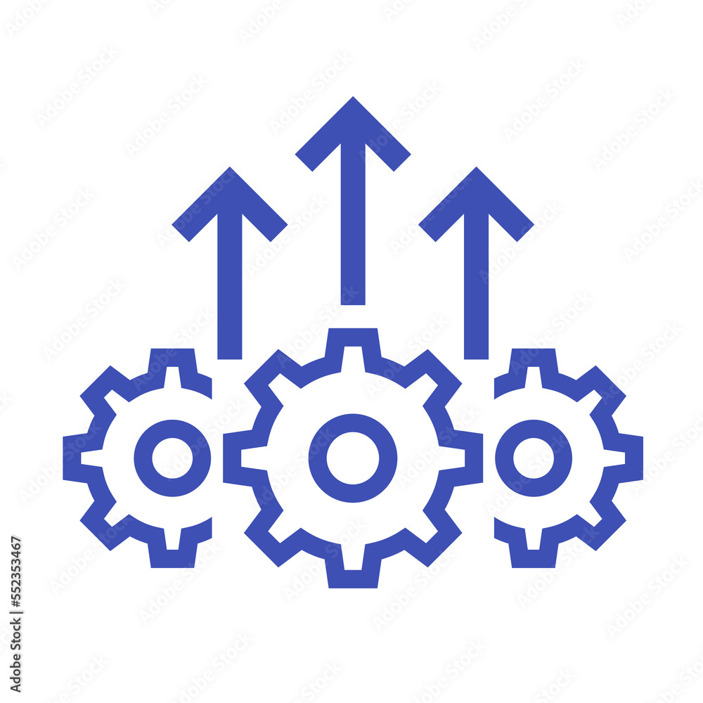 Operational excellence, efficient operation icon Operational excellence, efficient operation icon