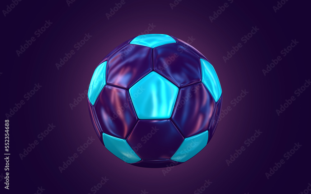 Naklejka premium casino betting gambling soccer football balls banner 3d render 3d rendering illustration 