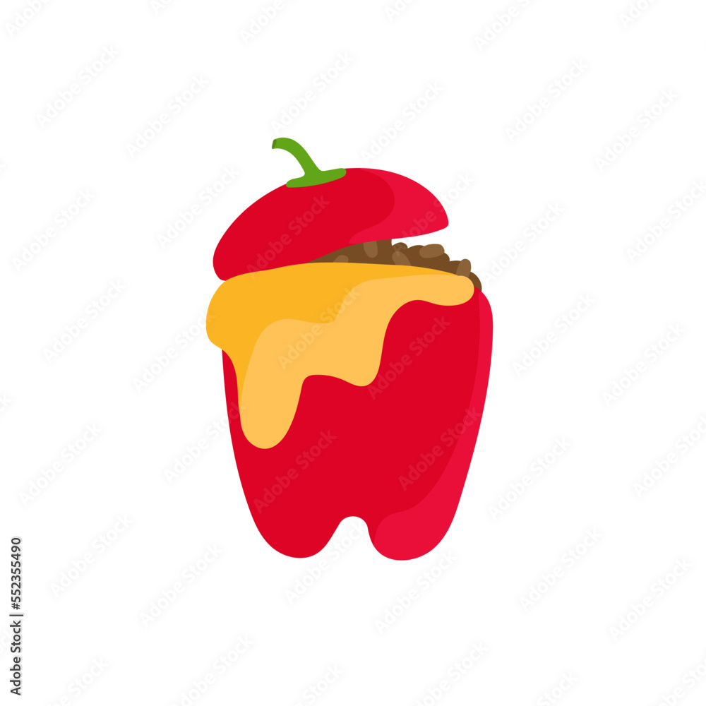 Rocoto relleno. Peruvian version of stuffed peppers. Traditional