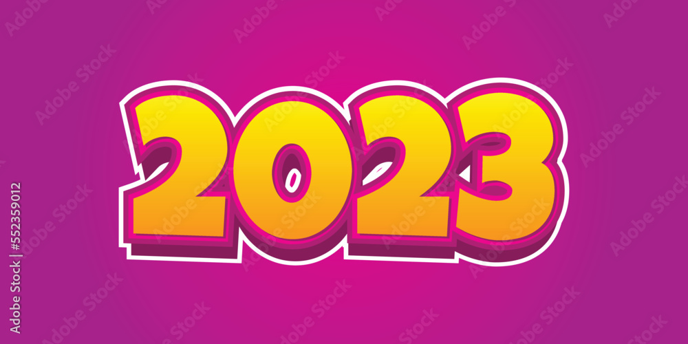 Happy new year 2023 modern and elegant Happy new year 2023 modern and elegant