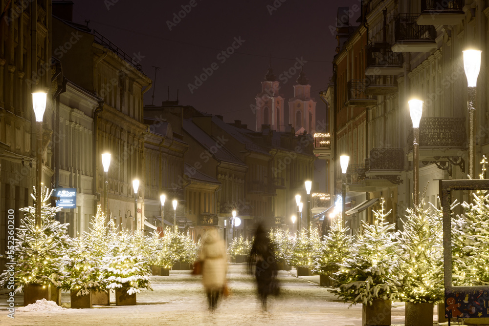 Amazing Kaunas Christmas tree, uniquely decorated Town Hall Square, Mikalojus Konstantinas Čiurlionis.