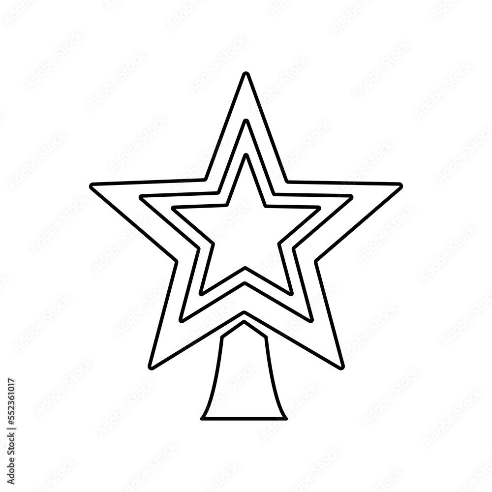 star icon on a white background, vector illustration star icon on a white background, vector illustration
