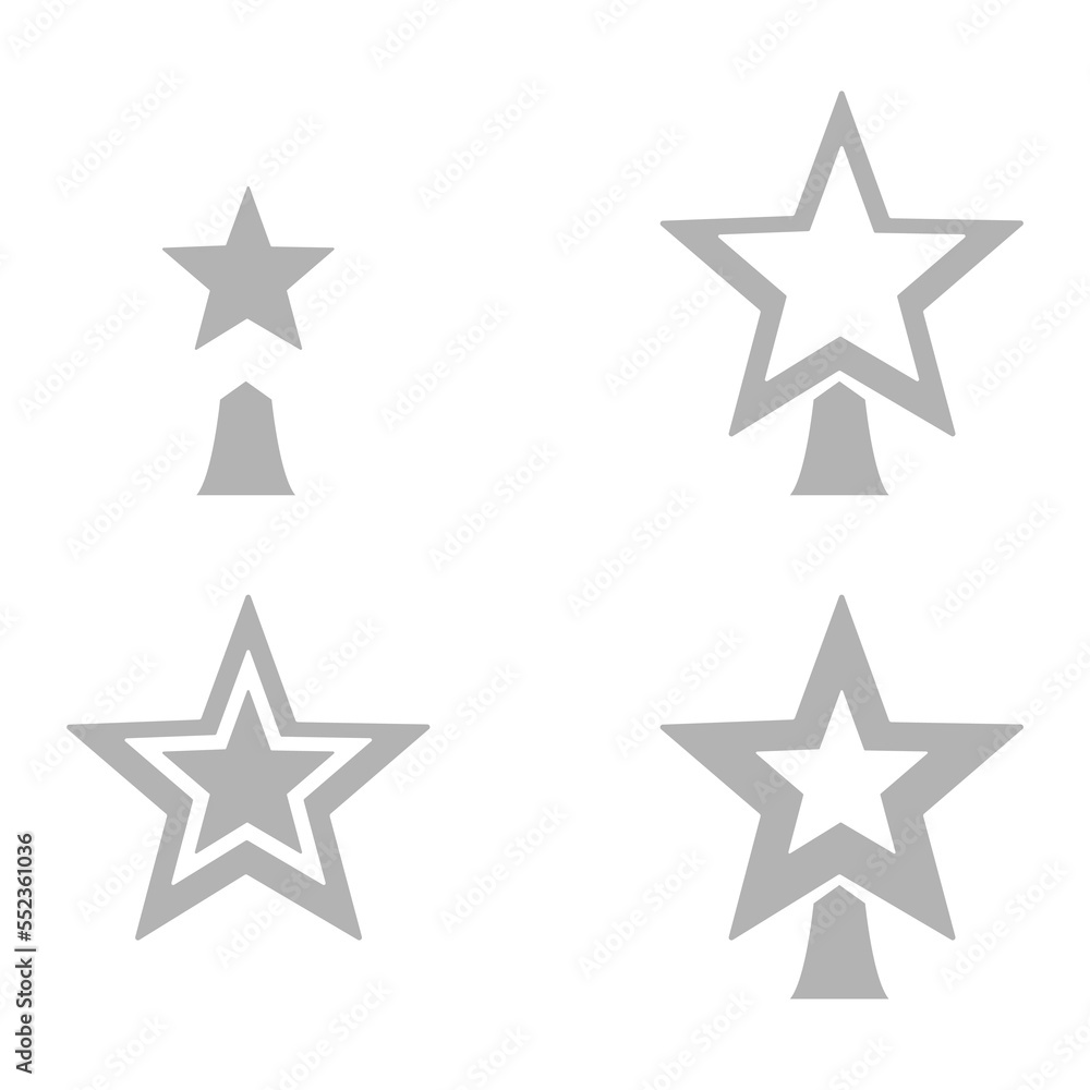 star icon on a white background, vector illustration star icon on a white background, vector illustration