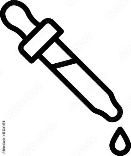 Eye Dropper Vector Icon Design Illustration