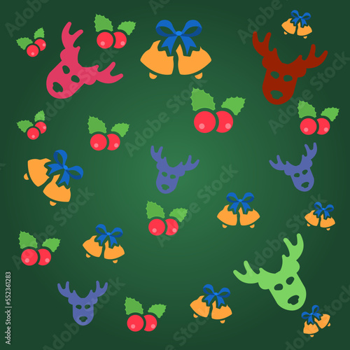 Christmas background icon  vector illustration