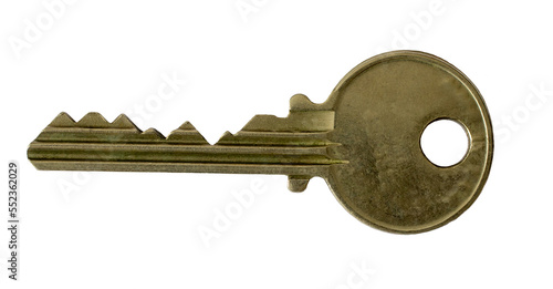 Door key, transparent PNG.