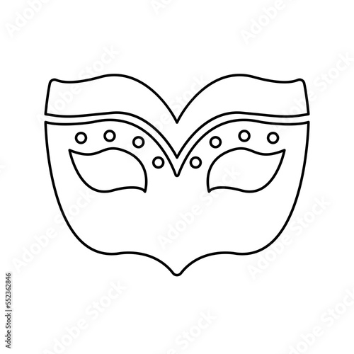 incognito mask icon, vector illustration