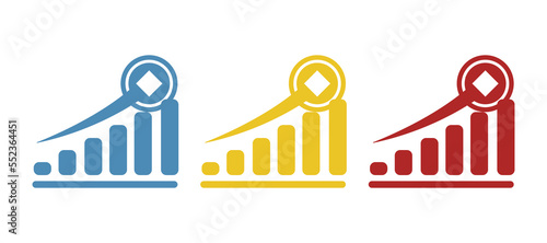 yuan icon, money, promotion concept, vector illustration