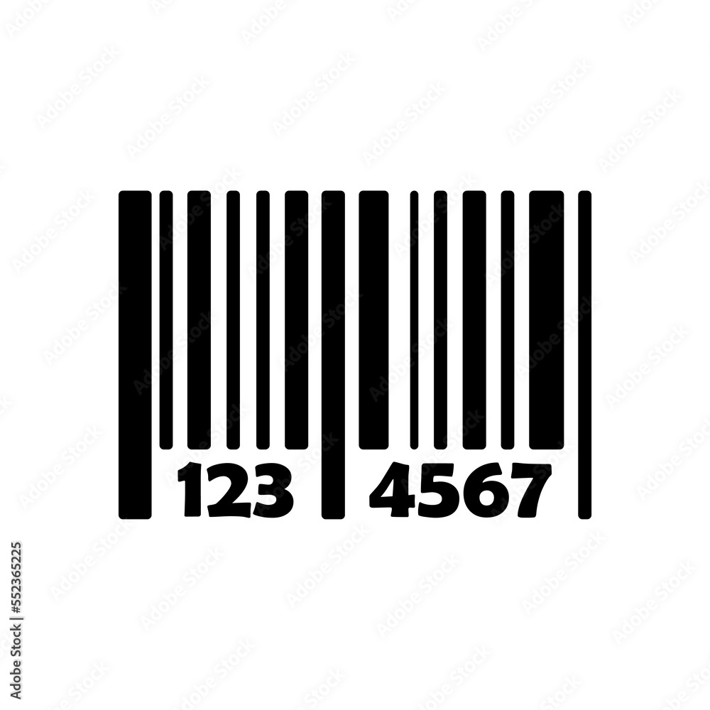 barcode icon on a white background, vector illustration barcode icon on a white background, vector illustration