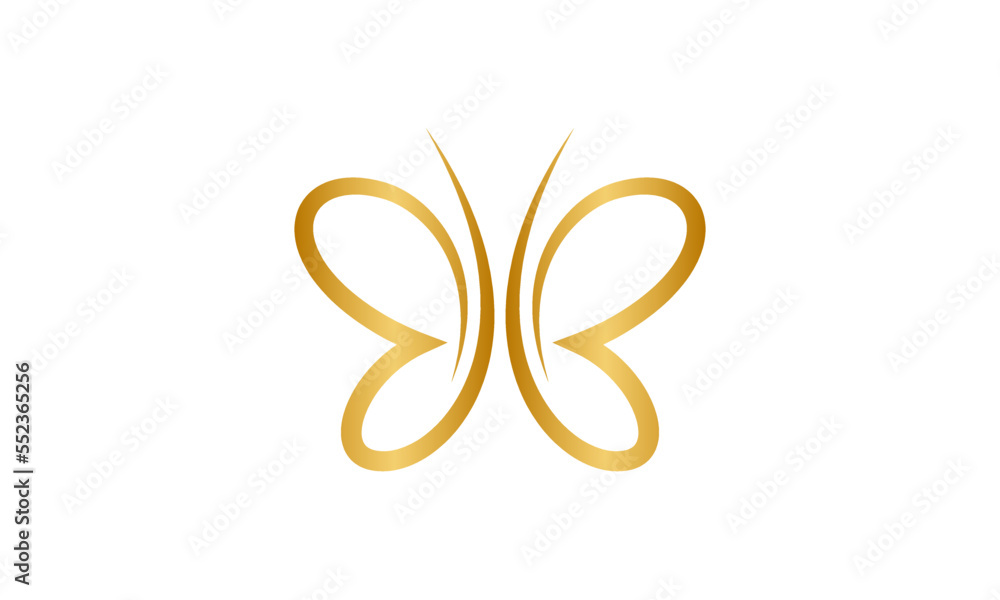 letter B butterfly line art logo. Overlay transparent sheets style.
letter B butterfly line art logo. Overlay transparent sheets style.