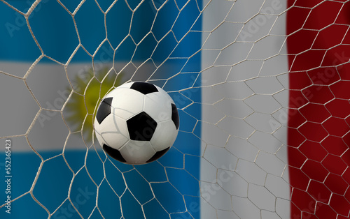 Football Cup competition between the national Argentine and national France.