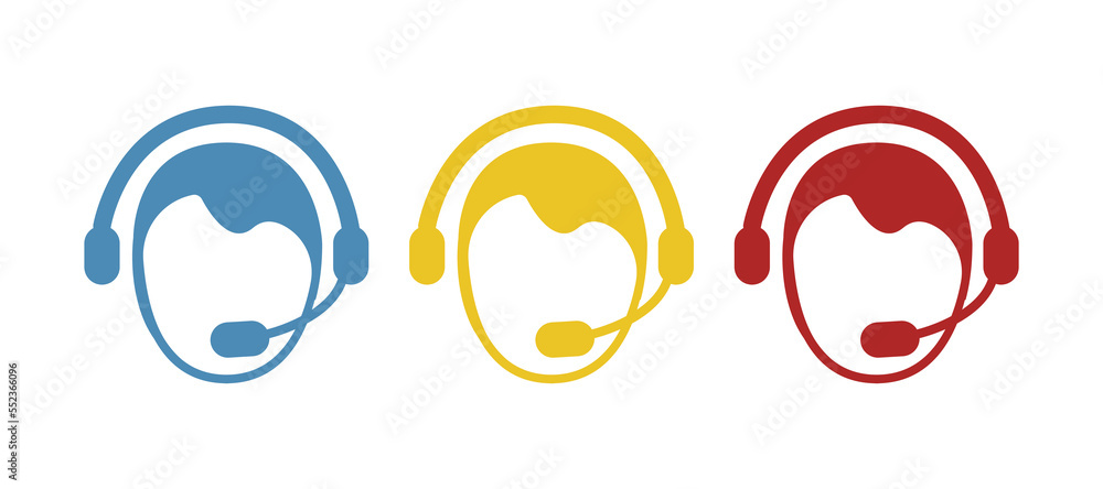 head icon with headphones, vector illustration head icon with headphones, vector illustration
