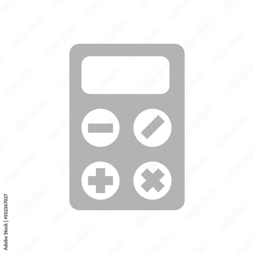 calculator icon, calculation, vector illustration calculator icon, calculation, vector illustration