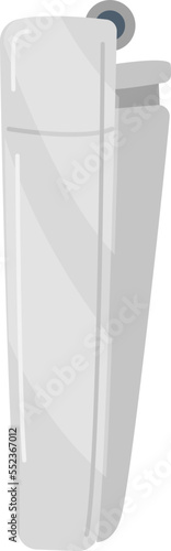 Steel lighter flat icon Incendiary device