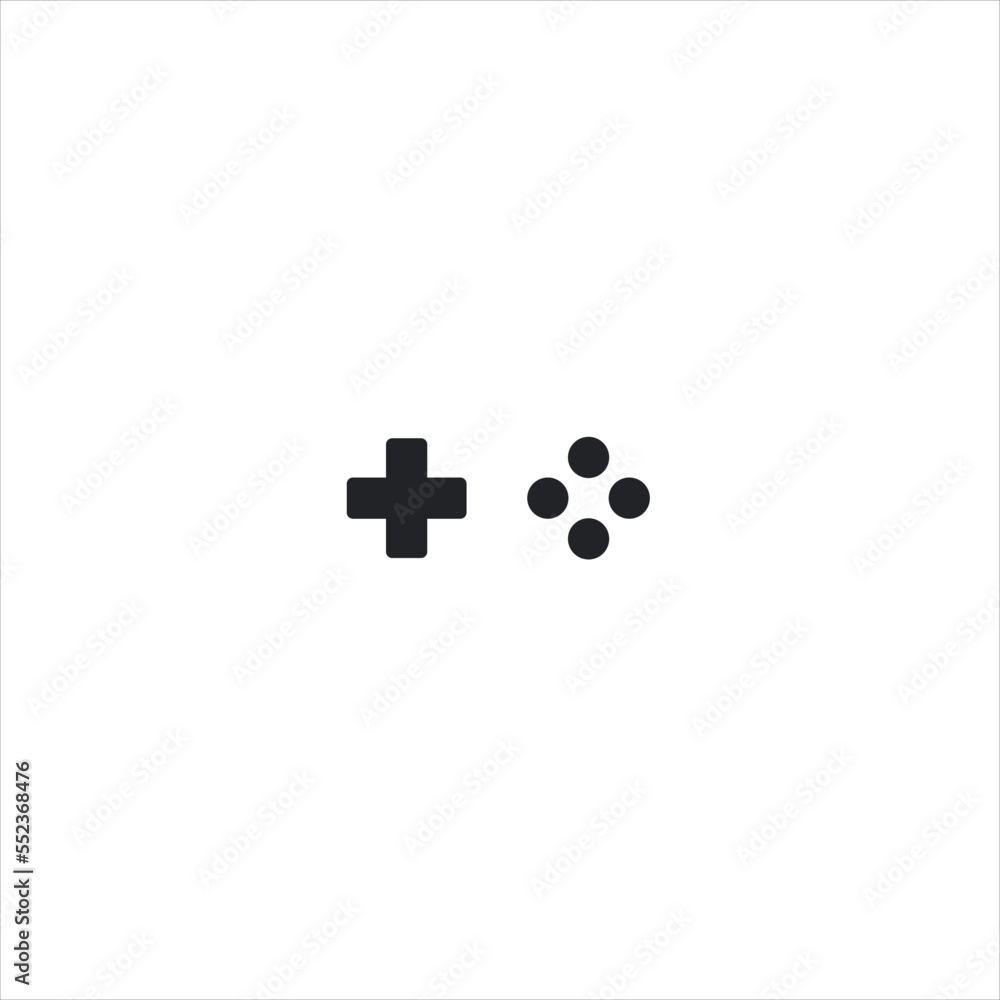 Logo game icon abstract joystick shape For esport line art gaming logo vector on the white background. Logo game icon abstract joystick shape For esport line art gaming logo vector on the white background.