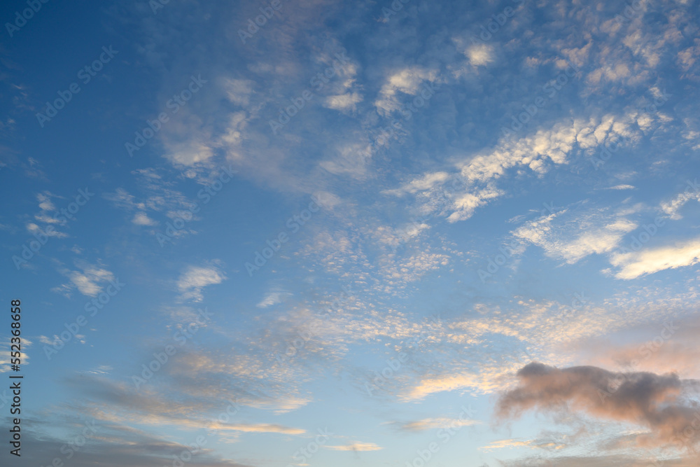 A background image of the morning sky and white clouds reflecting the natural beauty of the morning sun. A background image of the morning sky and white clouds reflecting the natural beauty of the morning sun.