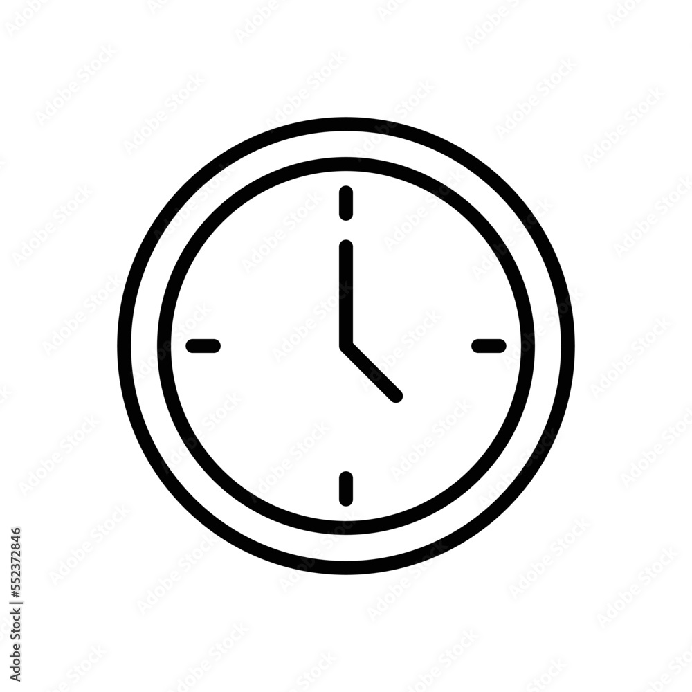 clock icon vector design simple and modern clock icon vector design simple and modern