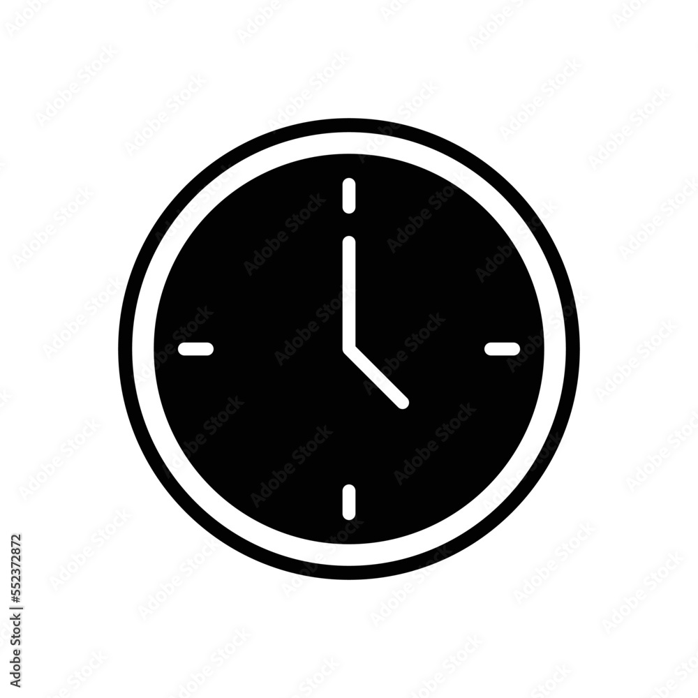 clock icon vector design simple and modern clock icon vector design simple and modern