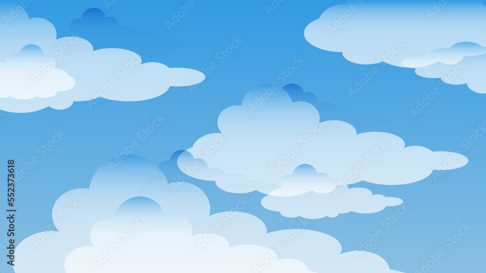 background light blue sky in lush white clouds background light blue sky in lush white clouds
