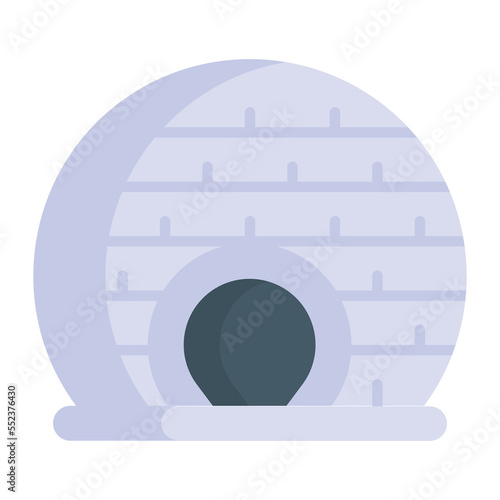 Igloo vector icon design in trendy style