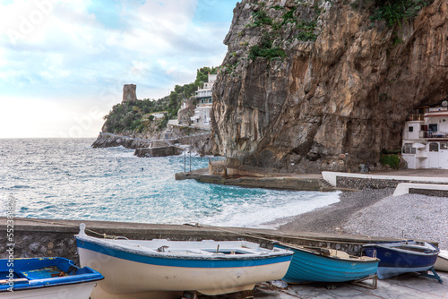 Marina di Praiano village, Amalfi Coast, Italy.