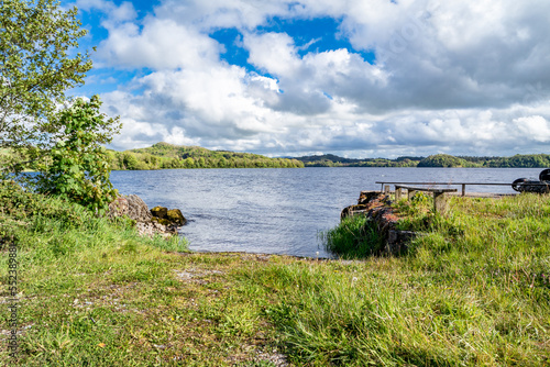 Wall Mural Lough Gill seen from Parke's Castle in County Leitrim, Ireland