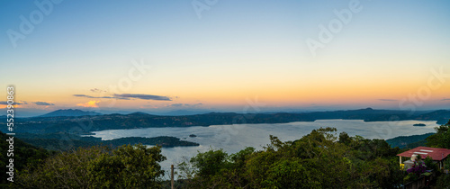 Vista del lago de ilopango El Salvador