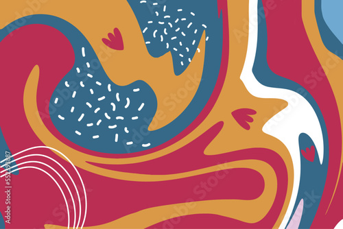 Colorful geometric abstract background . Modern geometric grid banner bright presentation illustration.