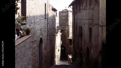 Italy 1977, Giglio island view in 70s